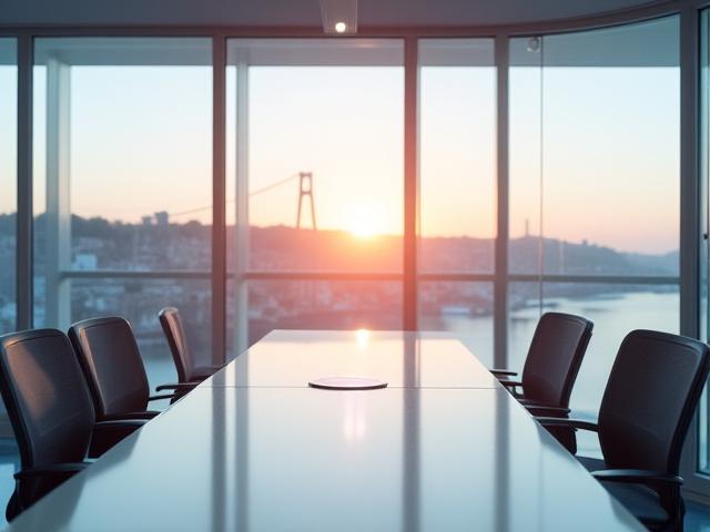 Professional engineering workspace overlooking the Bristol floating harbour